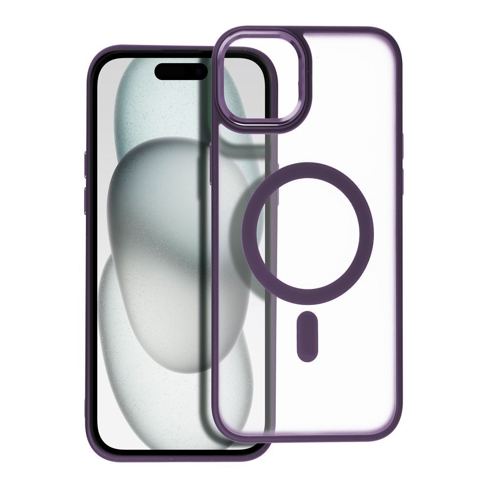 MATTE MAG COVER tok kompatibilis MagSafe-vel IPHONE 15 Plus lila