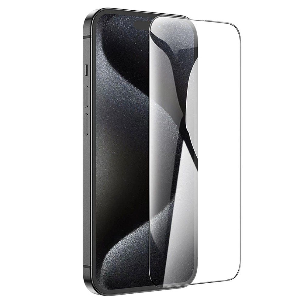 HOCO tempered glass HD 5D Guardian shield (SET 10in1) - for iPhone 16 Plus black (G14)