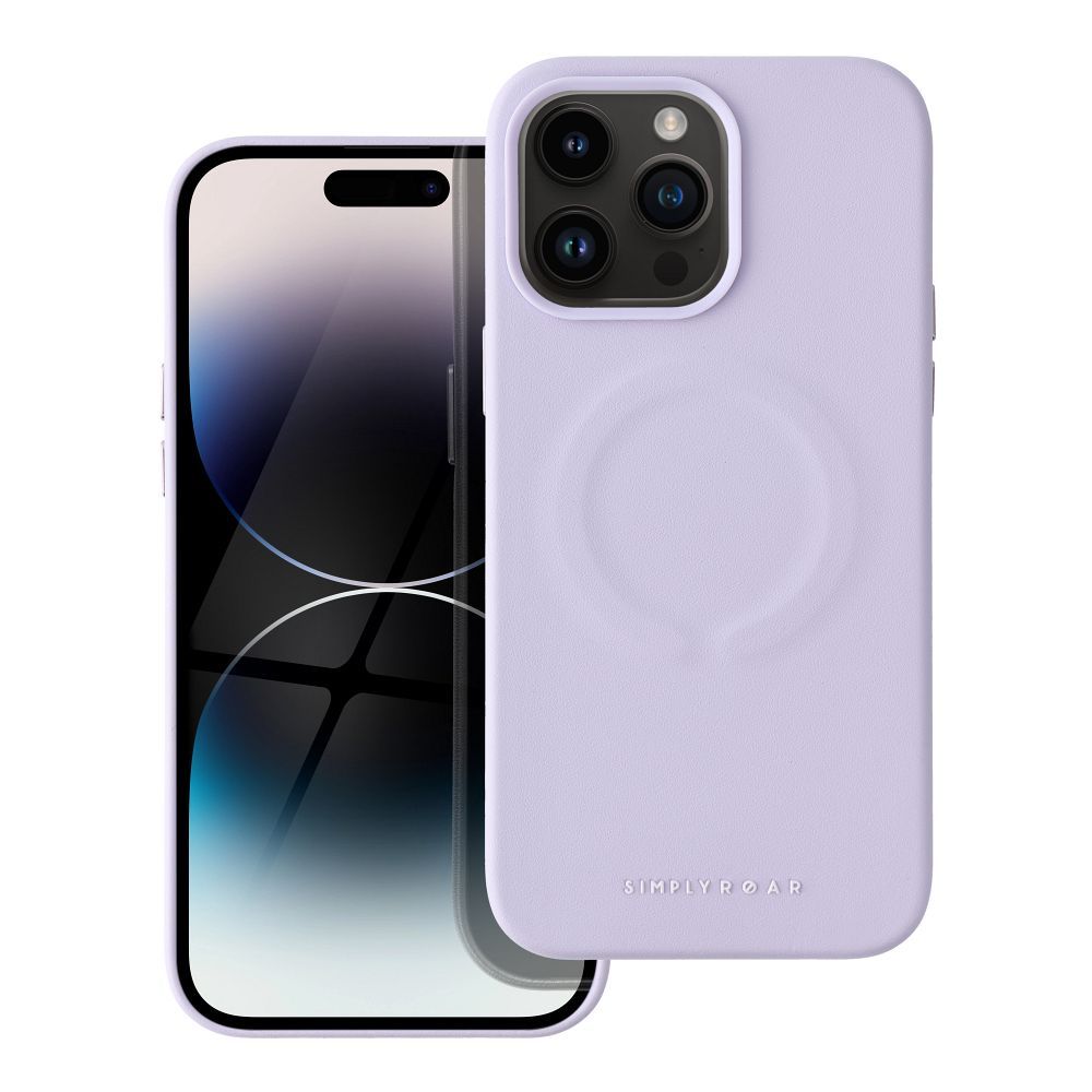 Roar Leather Mag Case – iPhone 14 Pro Max lila