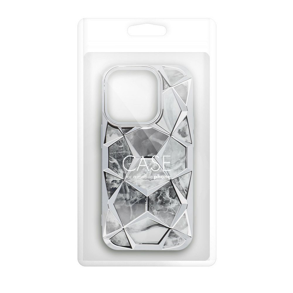 Futerał TWINKI do IPHONE 15 srebrny