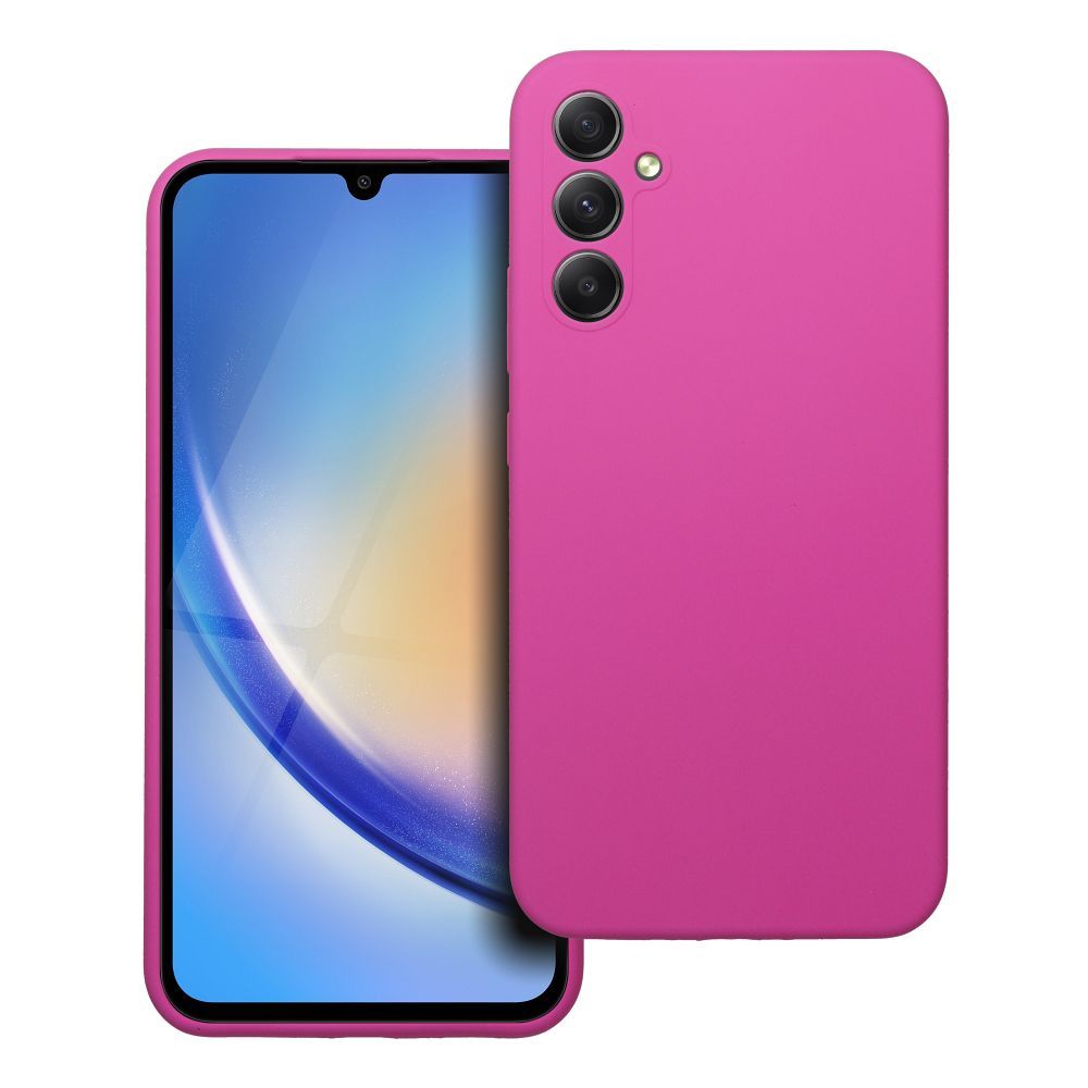 SILIKON 2mm tok SAMSUNG A34 5G rózsaszín
