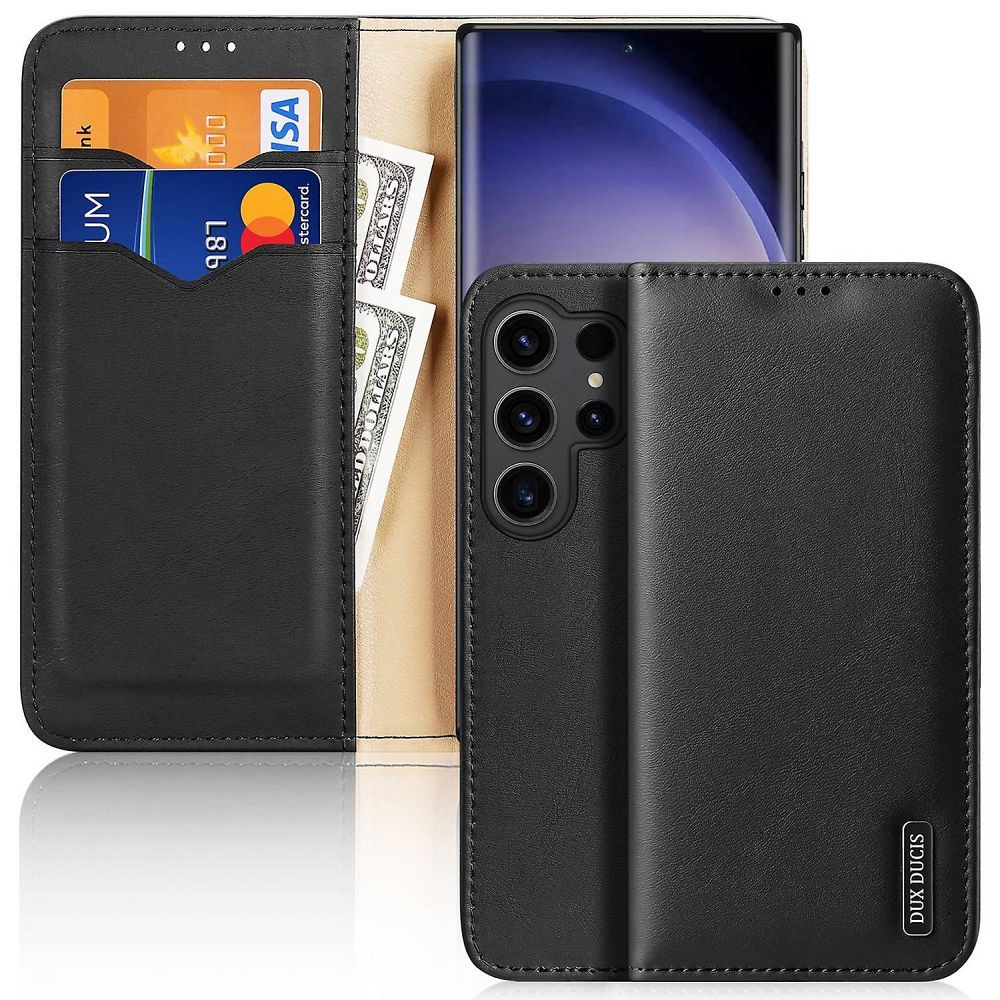 DUX DUCIS pénztárca tok HIVO SAMSUNG S24 Ultra fekete