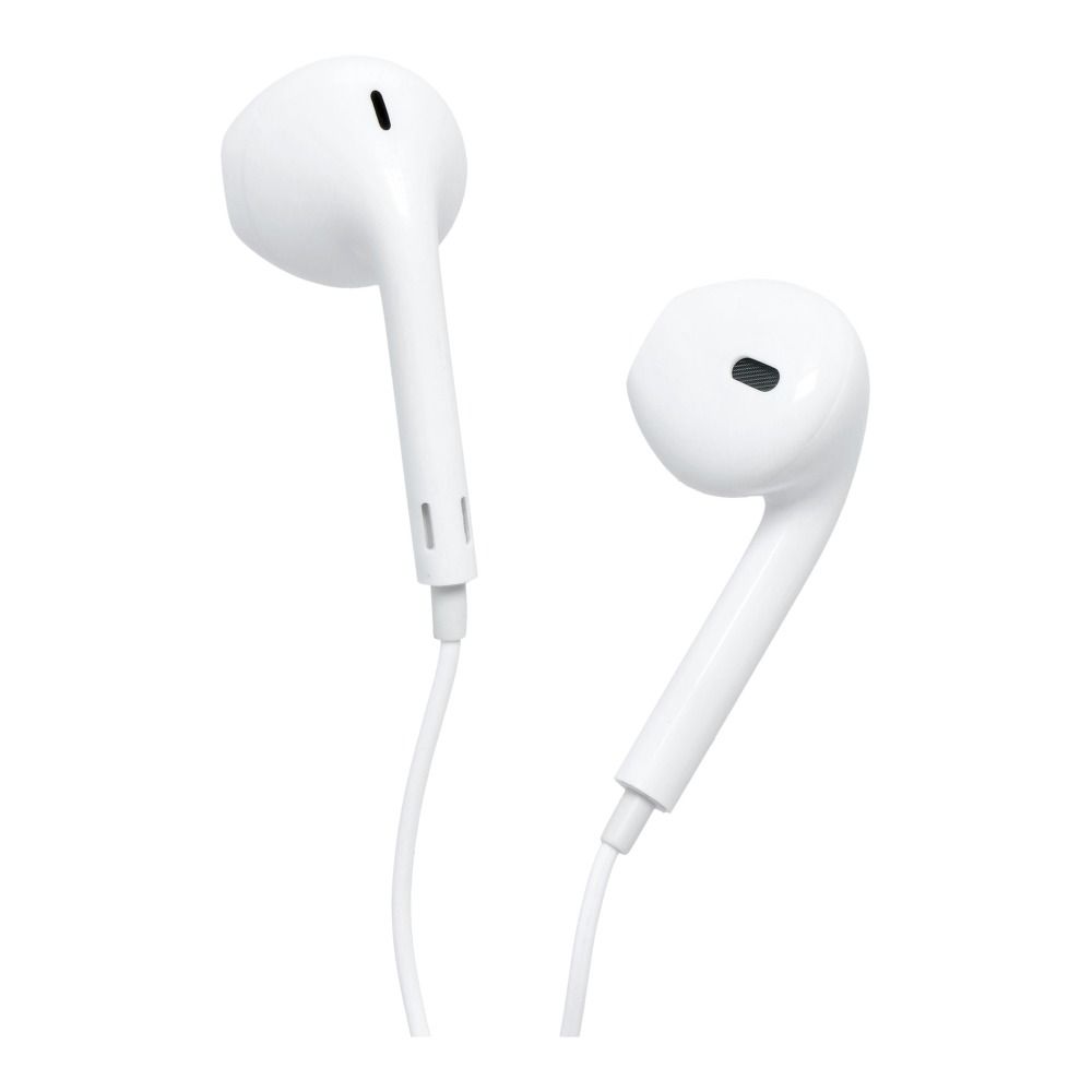server Installere logik Wired earphones with micro Jack 3,5mm PA-E65 white - Smartech.ee