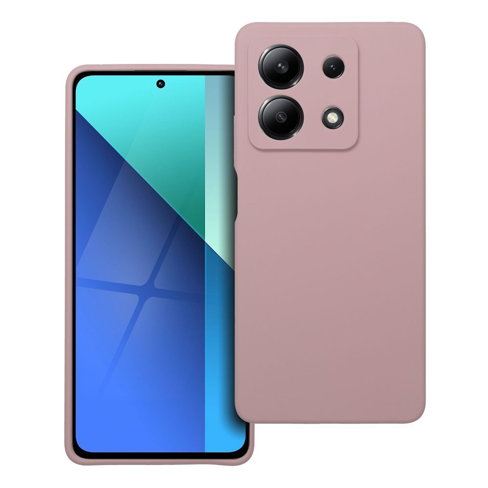 SILIKON 2mm tok XIAOMI REDMI NOTE 13 5G homok rózsaszín