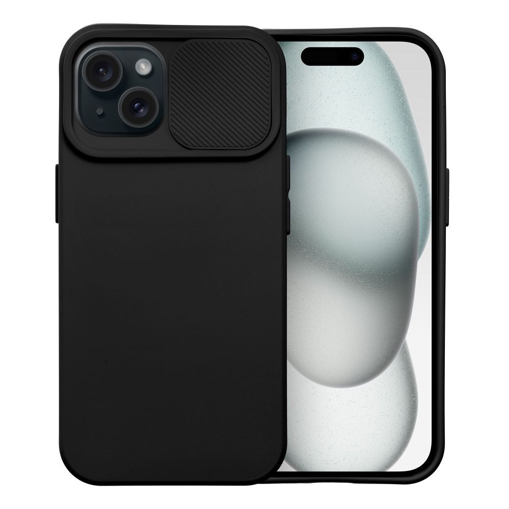 SLIDE tok IPHONE 15-höz fekete