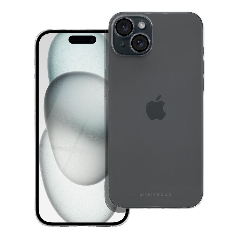 Roar Pure Simple Fit Case – iPhone 15 Plus Clear