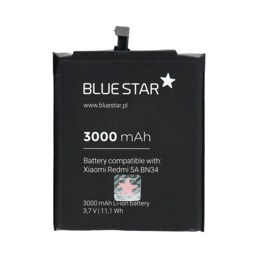 BLUE STAR battery for XIAOMI REDMI 5A (BN34) 3000 mAh