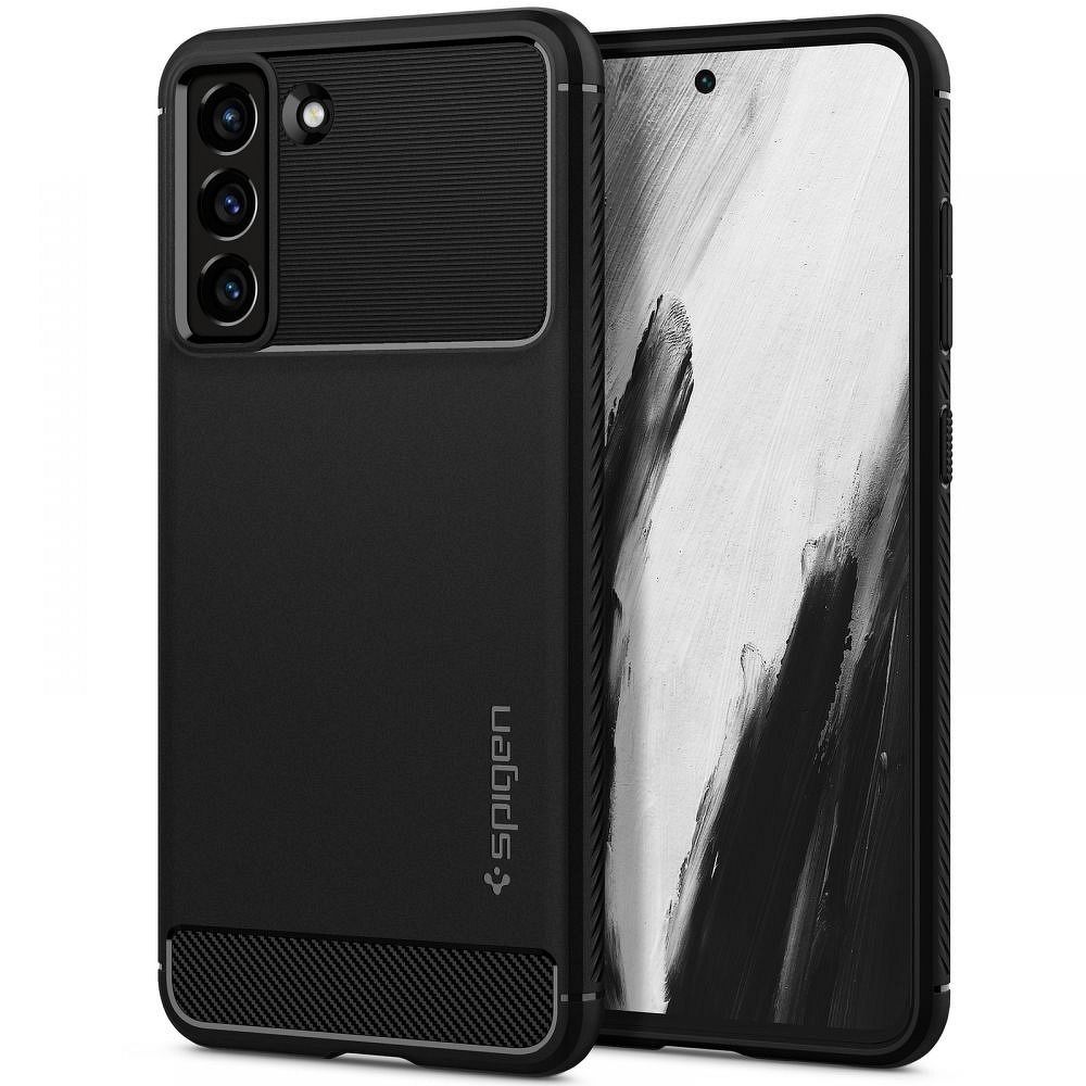 SPIGEN Rugged Armor case for SAMSUNG S21 FE matte black