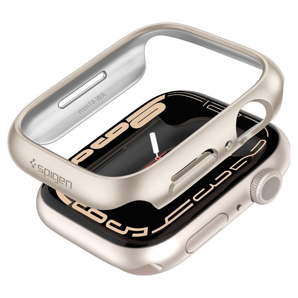 SPIGEN Thin Fit case for APPLE WATCH 7 / 8 (41MM) starlight