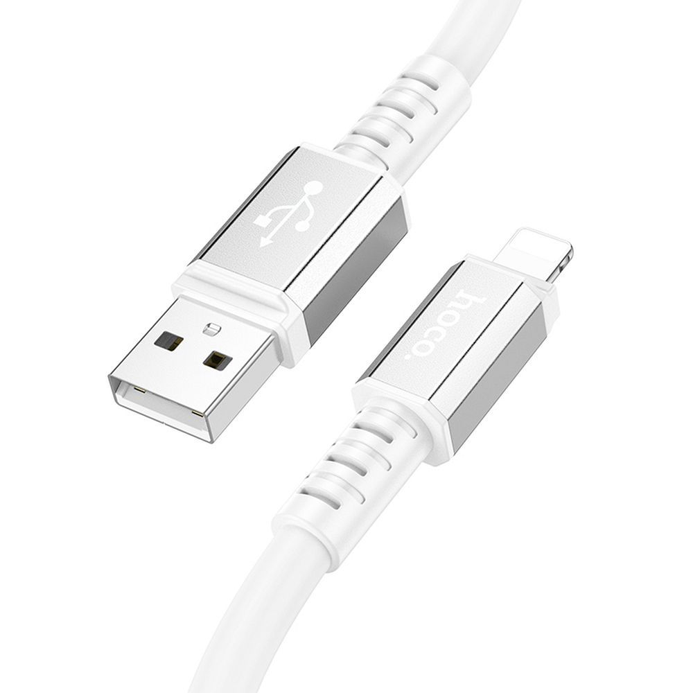 HOCO USB A – Lightning kábel 2,4A X85 1 m fehér