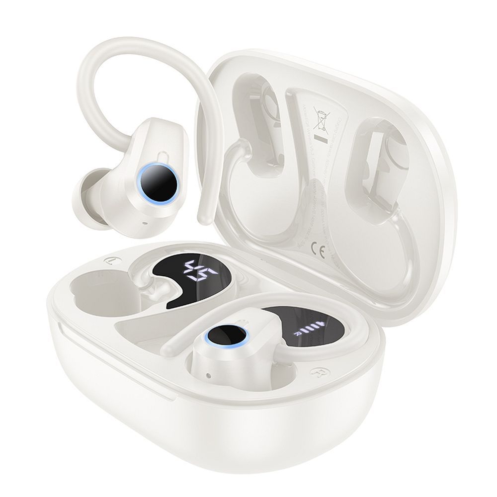 HOCO vezeték nélküli bluetooth fülhallgató TWS EQ8 tejszínből