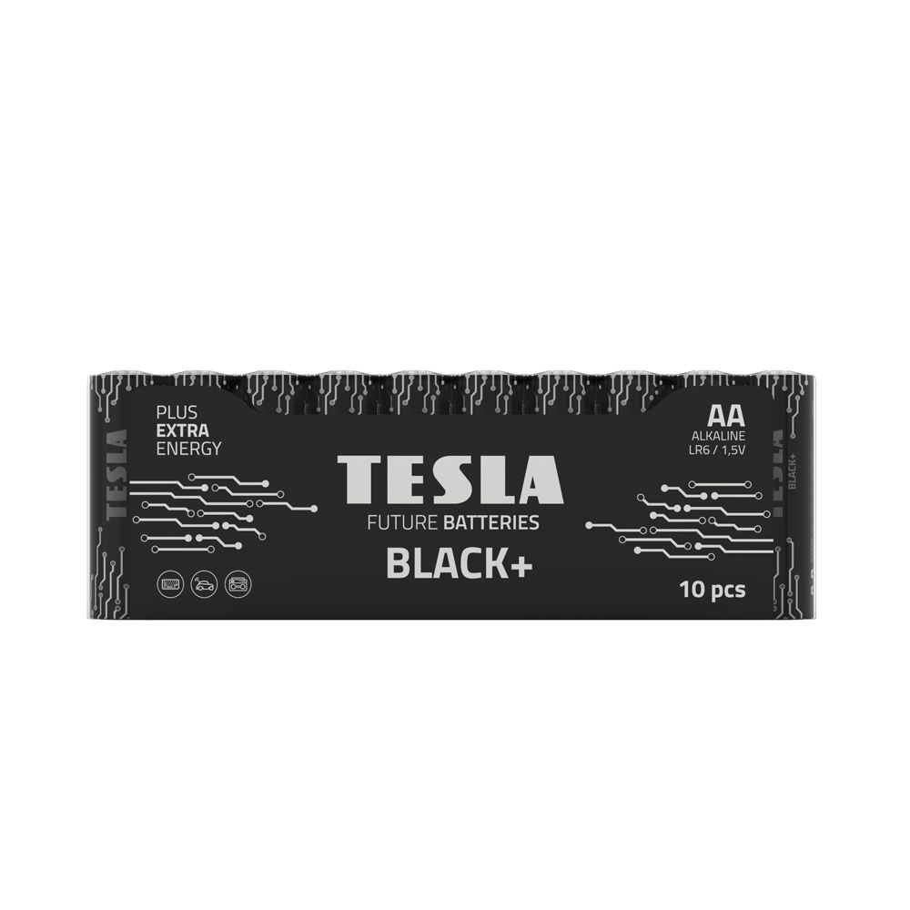 TESLA alkáli elem R6 (AA) BLACK+ [10×72] 10 db