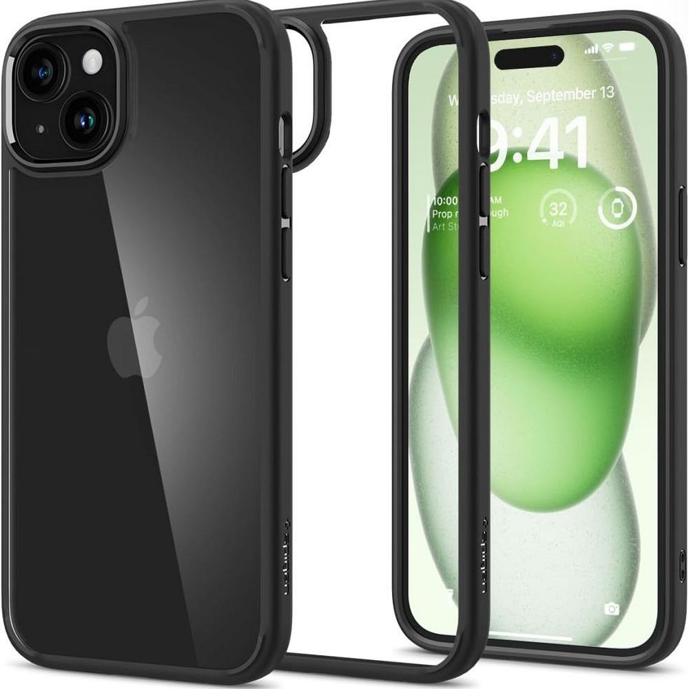 SPIGEN Ultra Hybrid IPHONE 15 PLUS matt fekete