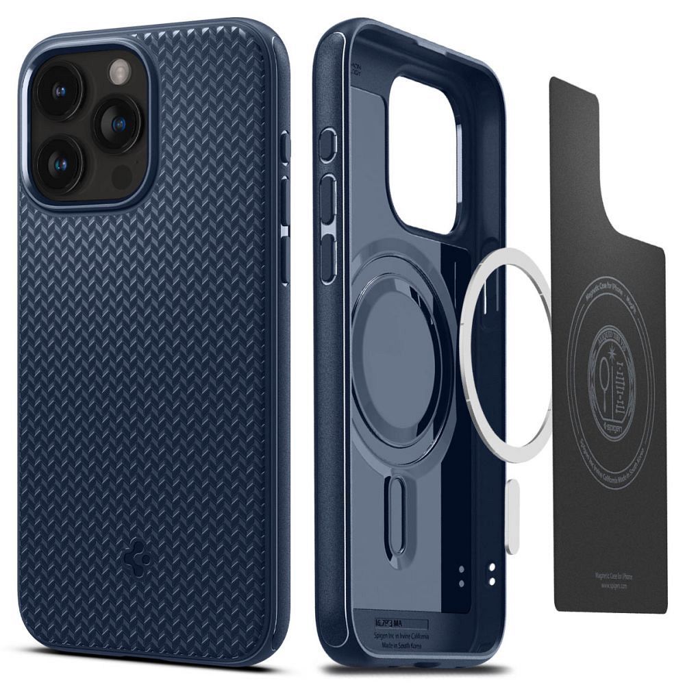 SPIGEN Mag Armor kompatibilis MagSafe-el az IPHONE 15 PRO MAX navy kék