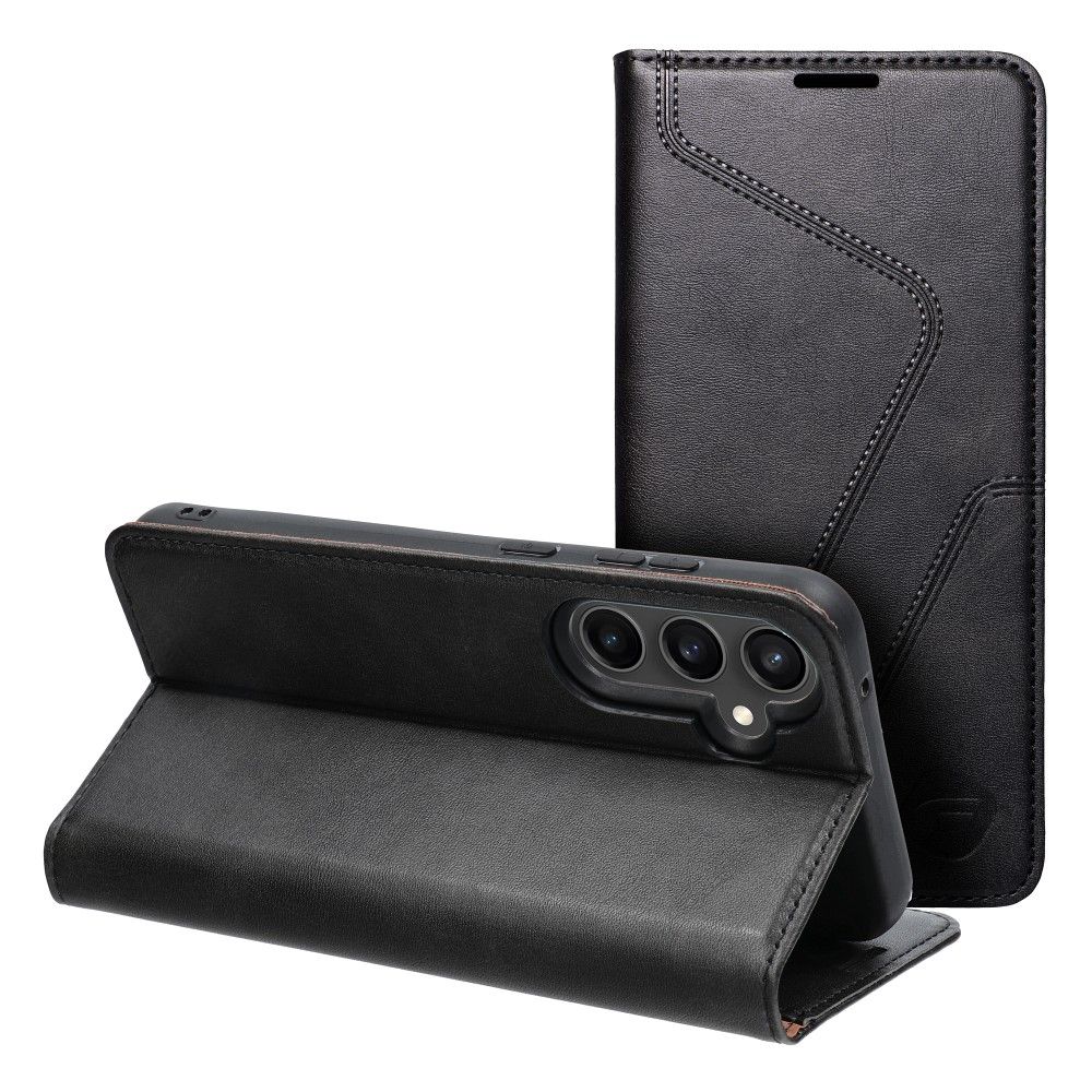 FORCELL F-PROTECT RFID Blokkoló könyv tok SAMSUNG S24-hez fekete