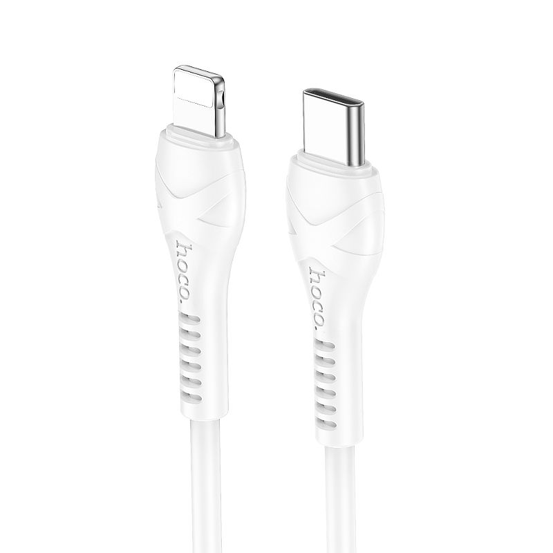 HOCO Type C – Lightning PD 27W X37 1 m fehér kábel