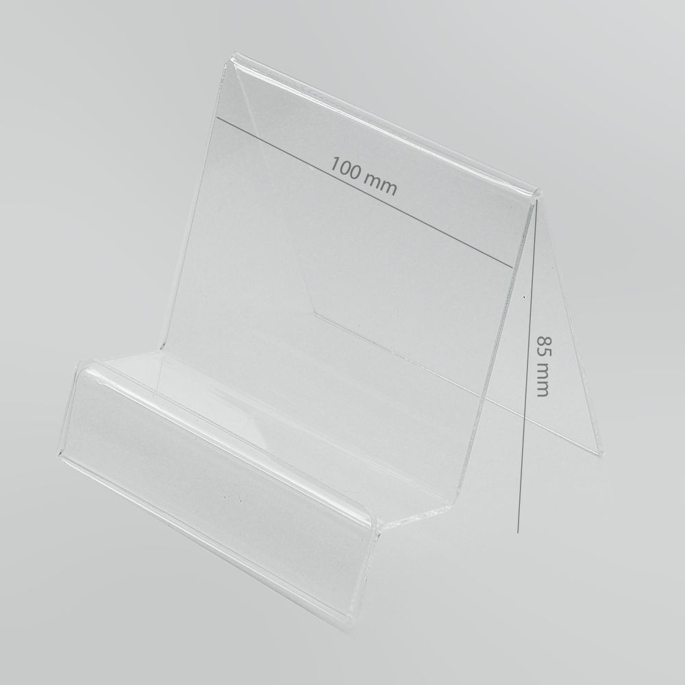 Plexi Vertical Holder with Place for Price (Navi/Tablet)