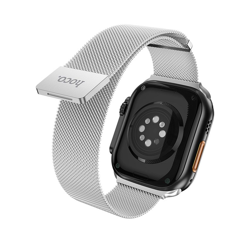 HOCO mágneses fém szíj APPLE Watch 38 / 40 / 41 AS101 mm ezüst