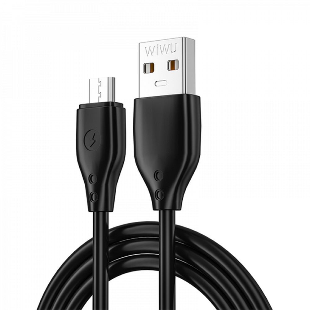 WiWU – Pioneer Sorozat Adatkábel Wi-C001 USB A to Micro USB – fekete