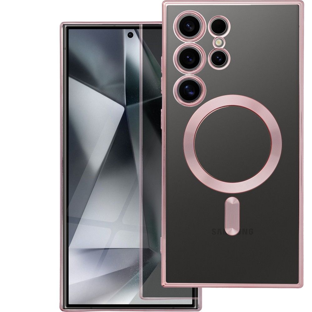 ELECTRO MAG COVER tok kompatibilis a MagSafe-el a SAMSUNG S24 Ultra rózsaarany színben