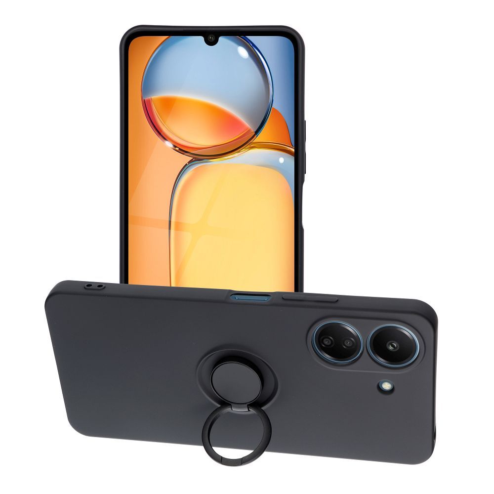 SILIKON GYŰRŰ tok XIAOMI 13C / C65 fekete