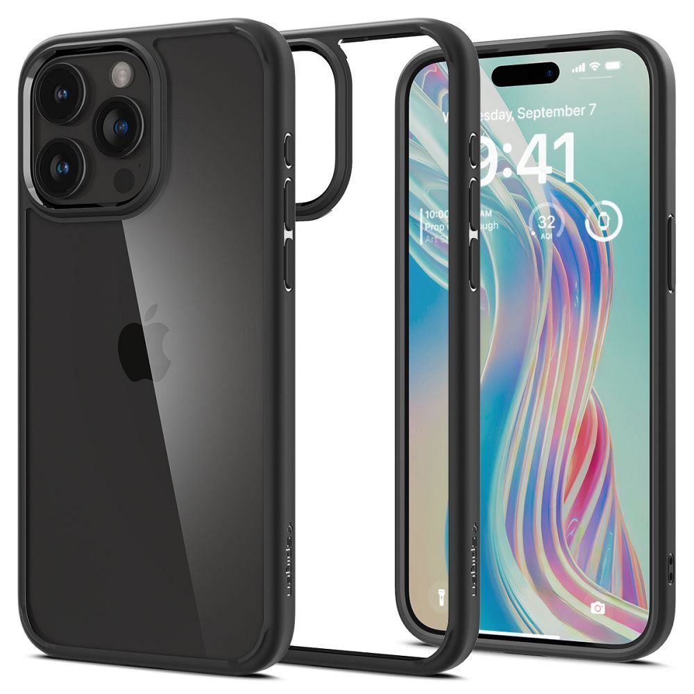 SPIGEN Ultra Hybrid IPHONE 15 PRO MAX matt fekete