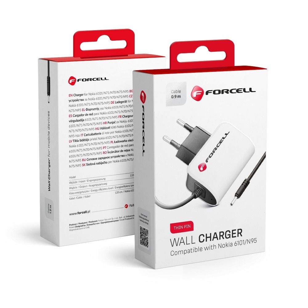 FORCELL Utazó Töltő NOK 6101/N71/N70/N75/N95