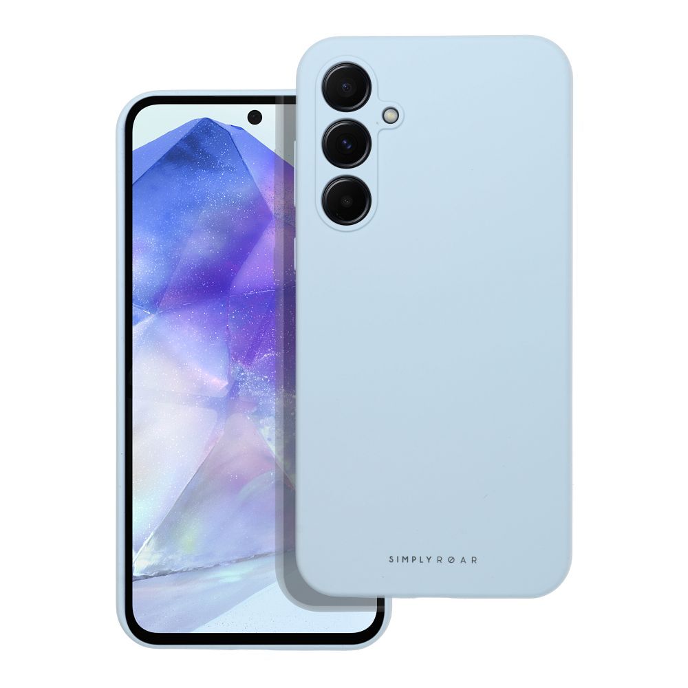 Roar Cloud-Skin Case – for Samsung Galaxy A55 5G Light Blue
