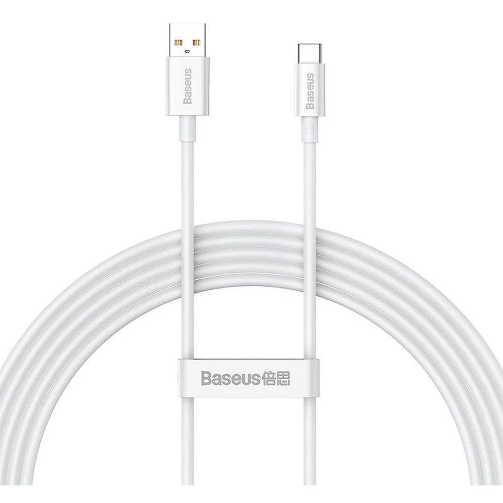 BASEUS USB A – USB C PD 6A 100W kábel P10320102214-03 2 m fehér