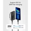 Powerbank zgodny z MagSafe Veger MagOn (VP1151 / W1151) PD QC3.0 2A 20W 10000 mAh z ładowaniem indukcyjnym czarny 0INT