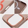 Futerał do iPhone 16 Simply zgodny z MagSafe tytanowy pustynny