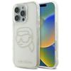 KARL LAGERFELD futerał do IPHONE 16 Pro KLHCP16LHKHDCELT (IML Rhinestones K Head) transparent