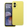 Futerał do Motorola G55 5G Silicone 2mm żółty