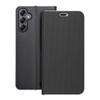 Etui z klapką na Samsung A14 4G / A14 5G Luna Book Carbon czarne