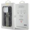 GUESS futerał do IPHONE 15 Pro Max GUHCP15XH4PSEGK (4G Gold  Stripe) czarny