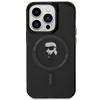 KARL LAGERFELD futerał do IPHONE 15 Pro KLHMP15LHFCKNOK (Ikonik + MAG) czarny