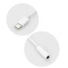 Adapter AUX Typ C (męski) do Jack 3,5 mm (żeński) biały