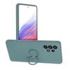 Futerał SILICONE RING do SAMSUNG S23 Plus zielony