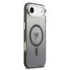 GUESS futerał do IPHONE 17 Air kompatybilny z MagSafe GUHMP17MHGTMLCGK (IML Gradient W/ Triangle Logo) czarny