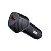 Ładowarka samochodowa Forcell F-Energy Carbon USB A QC3.0 3A 18W CC50-1A czarna