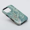 Etui na iPhone 15 PRO Forcell F-Protect Mirage zgodne z MagSafe Military Drop-Test green marble