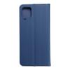 Etui z klapką na Samsung A12 / M12 Luna Book Carbon niebieskie
