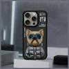 NIMMY futerał COOL&CUTE 2.0 Dog do IPHONE 15 Pro czarny