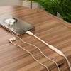Adapter AUX USB C do Jack 3,5 mm Hoco LS30 biały