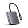 SATECHI adapter HUB 4w1 Typ C ST-H4CPDM szary