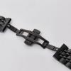 Pasek do zegarka 22 mm Titmo Strap S4 stalowa bransoleta czarny