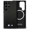 BMW futerał do SAMSUNG S25 Ultra kompatybilny z MagSafe BMHMS25L24PUCILK (PU Carbon Metal Logos) black