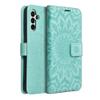 Etui z klapką na Samsung A13 5G / A04S Mezzo Book mandala zielone