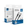 Kabel USB C do Lightning Blue Star 2,4A z oplotem 1,2 m TFK-DC-003 czarny