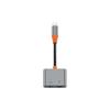 WiWU - Audio adapter LT07 Lightning do Lightning + 3.5mm